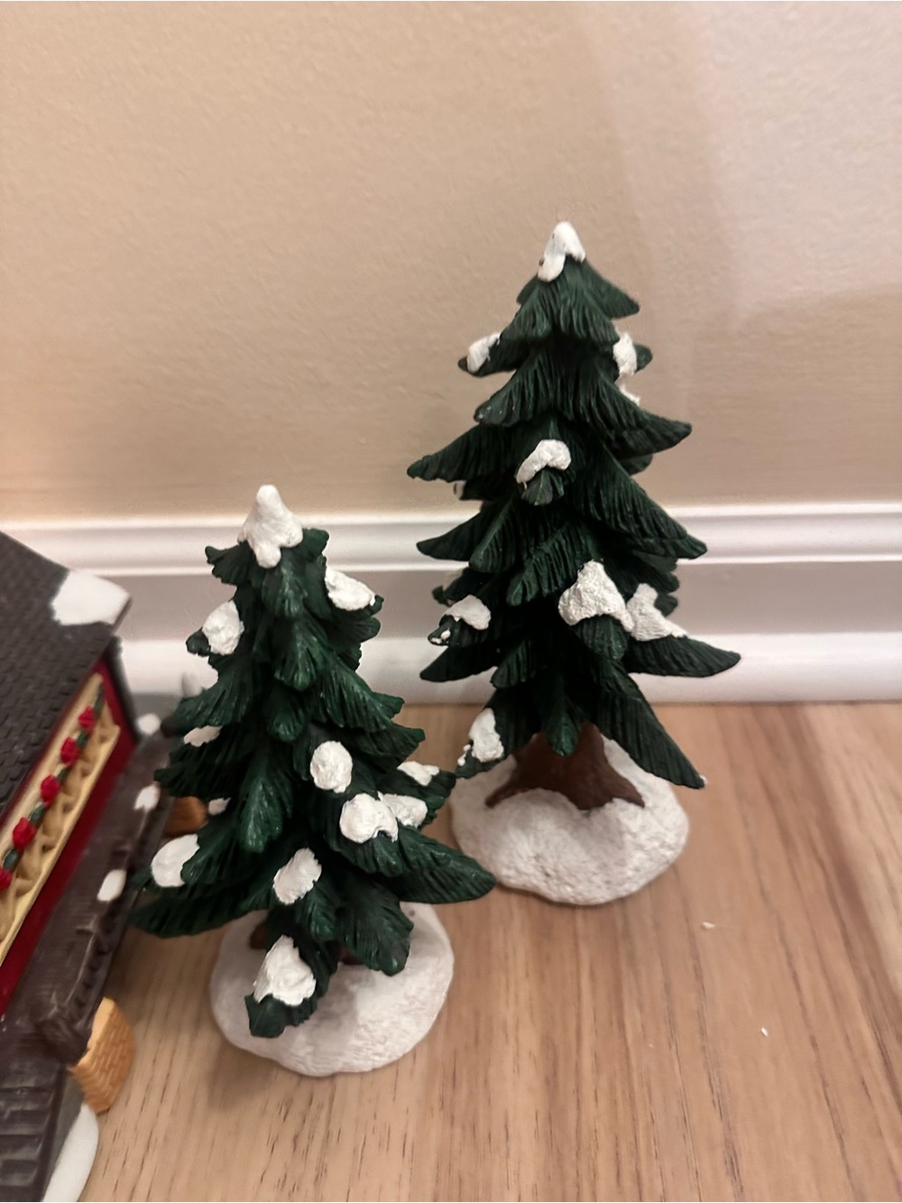 Kohl's St. Nicholas Square Red Holiday Village Box with Tree Image